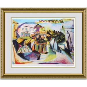 インテリアアート販売 【人気作品】 シャガール エッフェル塔