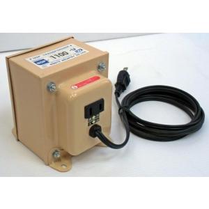 海外用変圧器 日章工業 ダウントランス 定格容量1100W 変換電圧110V/120V/127V→100V NDF-1100U 爆買