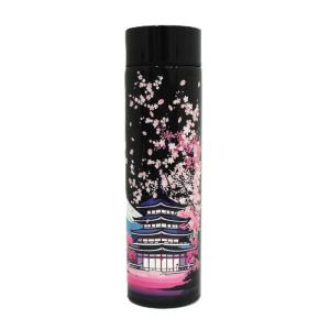 水筒 450ml お土産 日本 和風 伝統 山中塗り ステンレス ボトル 桜 緑音 保温 保冷 魔法瓶 UW02 爆買