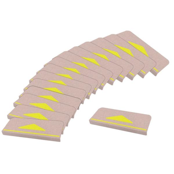 折り曲げ付き階段マット（滑り止めつき）KD-80三角マーク