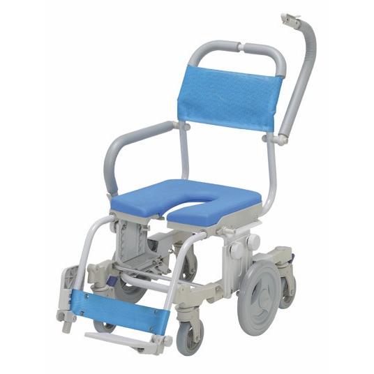 シャワーキャリー お風呂・入浴用車椅子 ウチエ6輪シャワーキャリー シャトレチェア6輪 Ｕ型座面