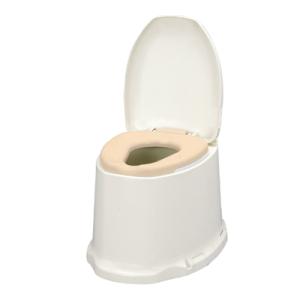 簡易設置型洋式トイレ サニタリエースSDソフト便座 据置式(補高5cm) 871-135 アロン化成...