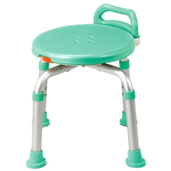 らくらく回転チェア　YK-360GR　ライトグリーン　マキテック　一部組立式 シャワーチェア 風呂椅...