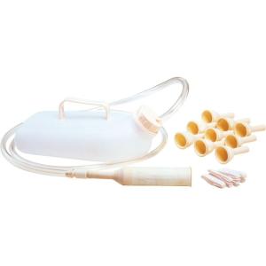 男性用採尿具 ウエスタンシース S/M/L 0-3041-01 12個×5箱入 業務用