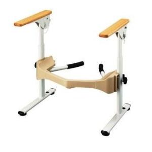 洋式トイレ用フレーム　S-はねあげR-2　533-087　木製ひじ掛け　安寿 アロン化成　介護 介助...