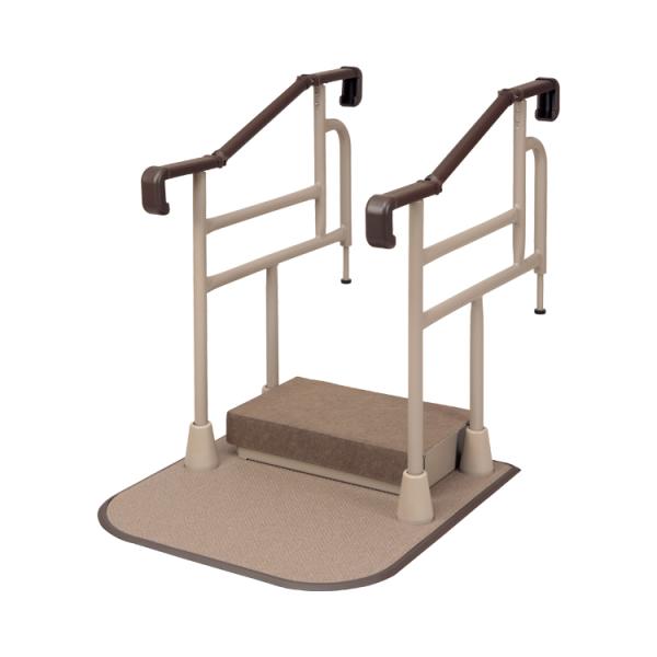 玄関用 自在手すり　ツインディ　両手すり・踏み台付　XPN-L80201　1台　パナソニックエイジー...