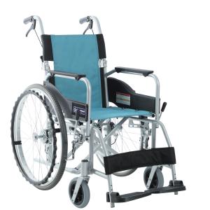 カワムラサイクル 介助用車いす(中床) ノーパンクタイヤ仕様 SY16-40SB