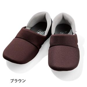 あゆみ 介護シューズ かかとスポッと 2239 両足 Sサイズ ブラウン 徳武