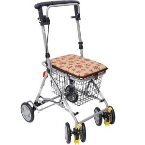 島製作所 モート ダマスクピンク シルバーカー コンパクトタイプ