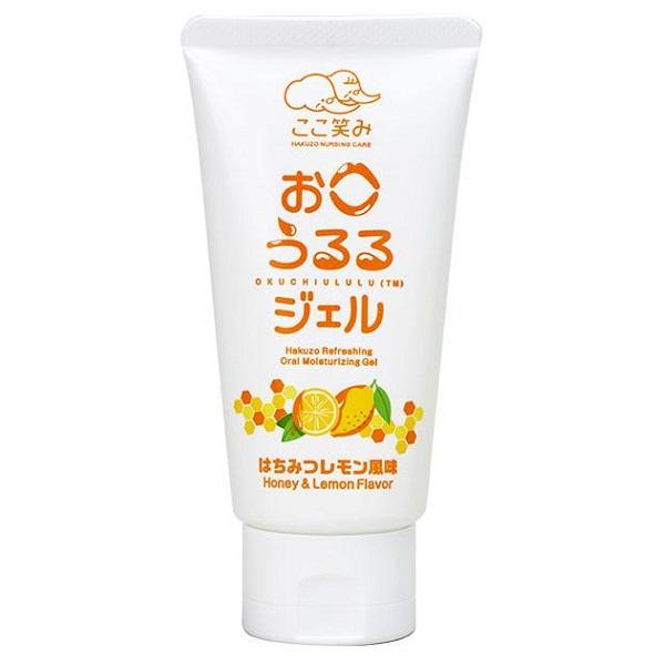口腔ケア用ジェル　爽快お口うるるジェル　3901180　はちみつレモン風味　80g　ハクゾウメディカ...