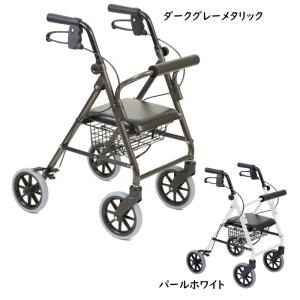 トラストケアウォーカー レッツフライ 竹虎 グレー カラー バッグ付き ① 竹虎 レッツフライ（歩行車）／グレー（竹虎）118100 : えがお