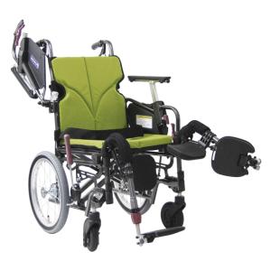 カルティマ 車椅子 介助式 スイングアウト 紺 42cm幅 CRT-8 ミキ