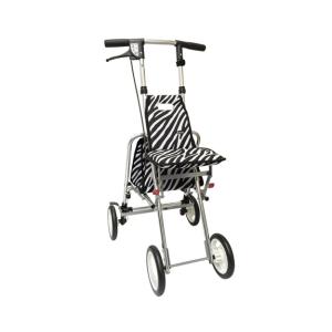介援隊 アソシエ 牡丹柄 シルバーカー コンパクト 介護 散歩 お買い物