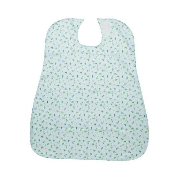 食事用エプロン　CX-01002　フルーツブルー　介援隊　青　メール便対象品　介護 介助 洗濯機可 ...