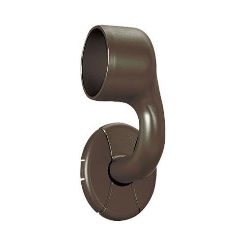 マツ六　35横受エンドブラケット　右用　040-1055　ブラウン　BD-10RB