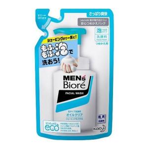 《花王》 メンズビオレ 泡タイプオイルクリア洗顔 つめかえ用 130ml 返品キャンセル不可｜kaigonagomi