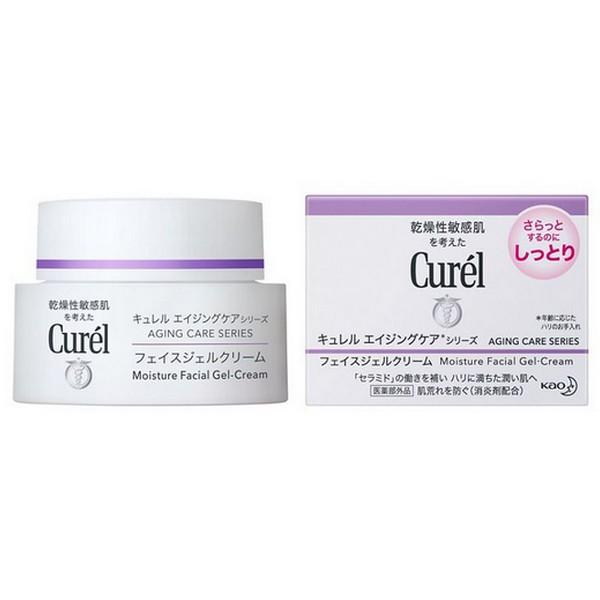 【医薬部外品】《花王》 キュレル エイジングケアシリーズ フェイスジェルクリーム しっとり 40g ...