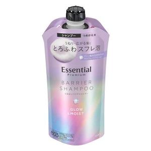 《花王》 エッセンシャル プレミアム うるおいバリアシャンプー グロウ＆モイスト つめかえ用 340mL｜kaigonagomi