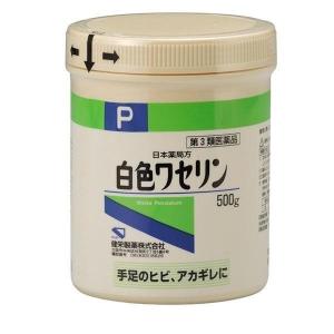 《健栄製薬》 白色ワセリン Ｐ 500g 【第3類医薬品】