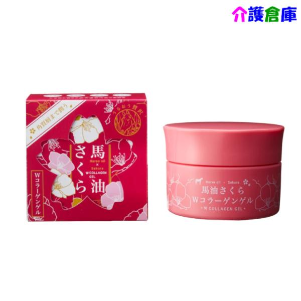 馬油さくらWコラーゲンゲル 100g/フェニックス/4976551014963