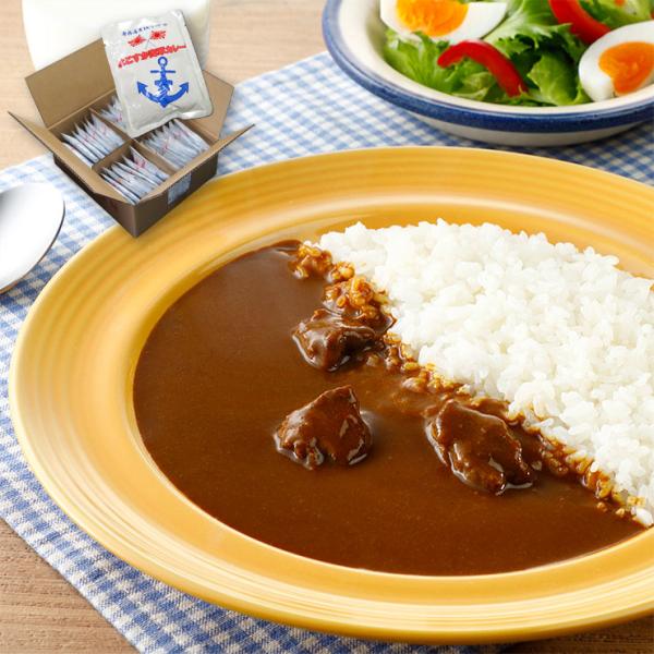 よこすか海軍カレー ネイビーブルー 40食セット（外箱なし） 中辛 カレー レトルト ご当地 自宅用...