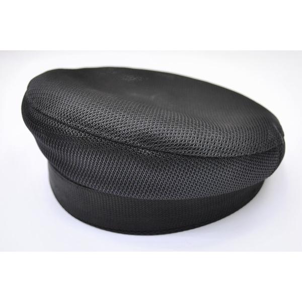 女性ベレー制帽　黒　ブラック　日本製　タクシー、バス運転手、バスガイド、交通指導員