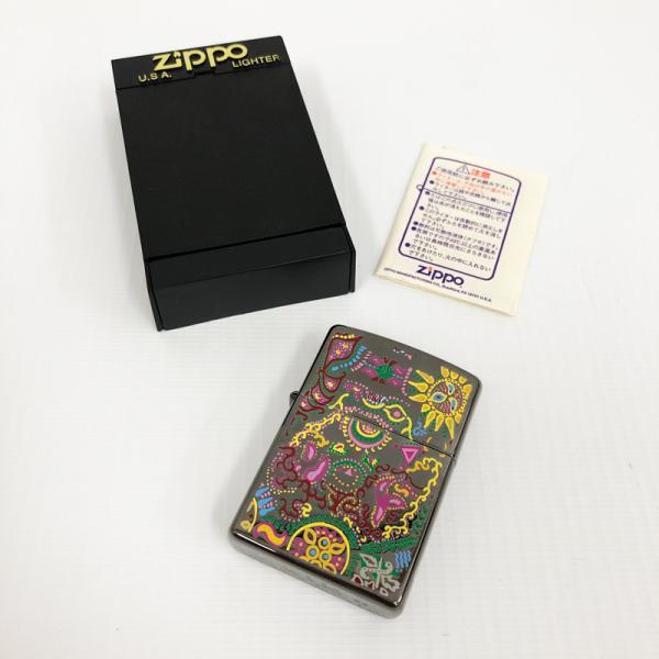 《美品》ZIPPO ジッポーペイスリー柄 Part2 オイルライター 店頭/他モール併売《服飾小物・...