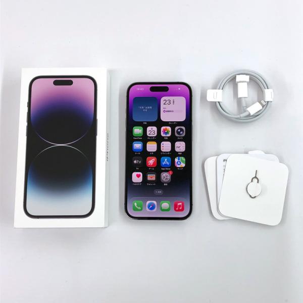 SIMフリー Apple iPhone14Pro 256GB ディープパープル MQ1E3J/A【I...