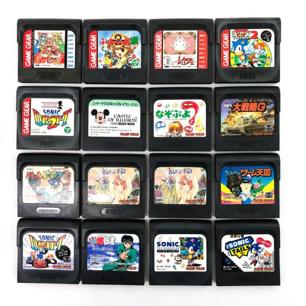 《ジャンク》《レトロ》ゲームギアソフトのみ16本セット 動作未確認/GAMEGEAR/レイアース/ソ...