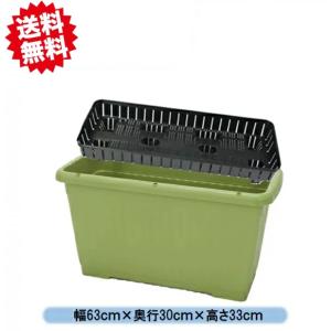 野菜 プランター 菜園 34L 630SN深型 12個セット 63×30×33H(cm) 深型