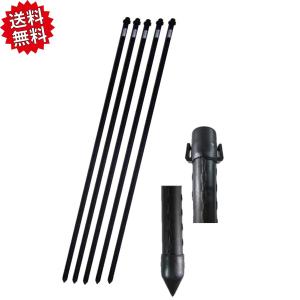 防獣ネット用(アニマルネット用) 防獣杭 太さ20mm 長さ120cm お得な50