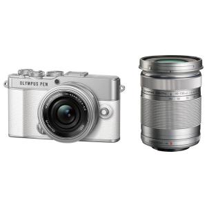 【新品】OLYMPUS PEN E-P7 EZダブルズームキット[ホワイト]【即日発送、土、祝日発送】【送料無料】｜kaikyou