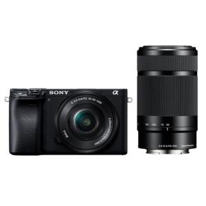 【新品】【即日発送、土、祝日発送】SONY α6400 ILCE-6400Y ダブルズームレンズキット[ブラック]【送料無料】