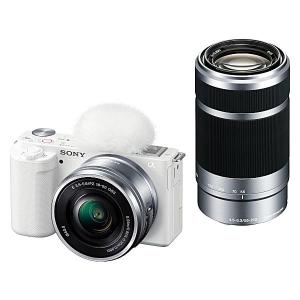 【新品】SONY VLOGCAM ZV-E10Y ダブルズームレンズキット [ホワイト] 【即日発送、土、祝日発送】【送料無料】｜モバイル販売