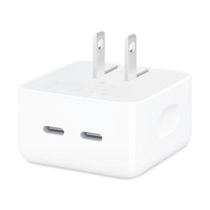 Apple デュアルUSB-Cポート搭載35Wコンパクト電源アダプタ / MW2H3AM/A