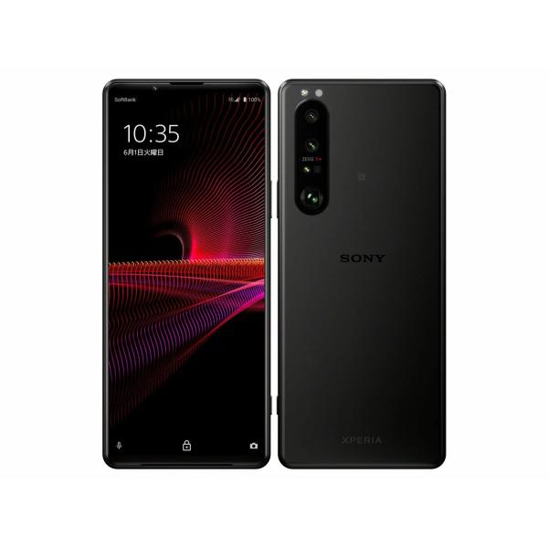 【中古美品・本体のみ】SONY Xperia 1 III A101SO フロストブラック SoftB...