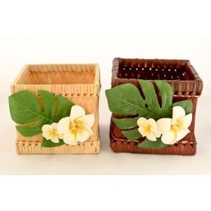 ハワイアン雑貨 Hawaiian雑貨 バラ売り可能 ハワイアン雑貨 インテリア Hawaiian バスケット プルメリア
