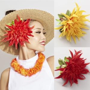 【Maunaloa】ハワイアン スパイダーマム ヘアクリップ 髪飾り フラダンス ハワイ雑貨 ハワイアン雑貨 ハワイアンインテリア フラダンス フラ小物 マウナロア