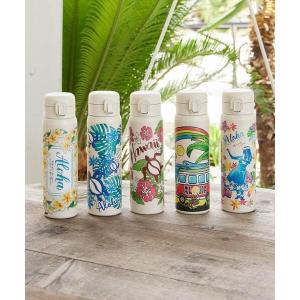 FDオヘボトル ハワイアン雑貨水筒380ml 保温保冷真空二層　アロハALOHA Kahiko（カヒコ） 水筒 ステンレス製ボトル ハワイアン雑貨 FD