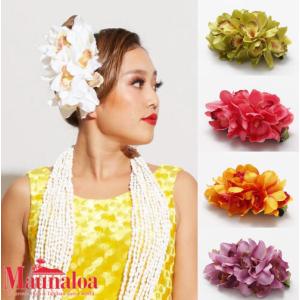 【Maunaloa】ハワイアン ノーブルシンビジウム クリップ ヘアクリップ 髪飾り フラダンス ハワイ雑貨 ハワイアン雑貨 フラダンス フラ小物 マウナロア