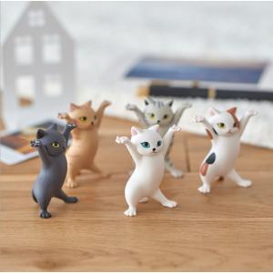 ネコの小物置き 5匹セット 韓国 インンテリア 猫 ペン立て