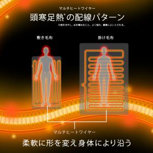 電気毛布 掛け敷き HEAT CRACKER ...の詳細画像4