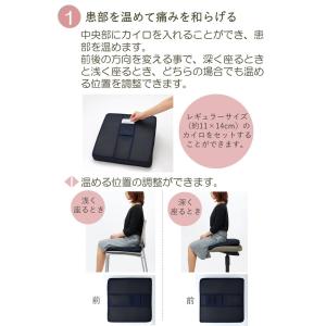 痔 クッション ばれない 低反発 日本製の詳細画像2