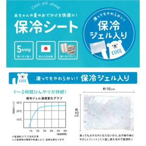 抱っこ紐用 保冷 保冷シート 保冷剤付き ベビ...の詳細画像5