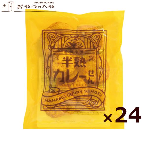 半熟カレーせん 80g 24袋入 しっとり サクサク カレー 揚げせんべい カレー煎餅 仙七