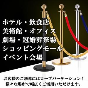 ロープパーテーション L7-51C ガイドポー...の詳細画像1