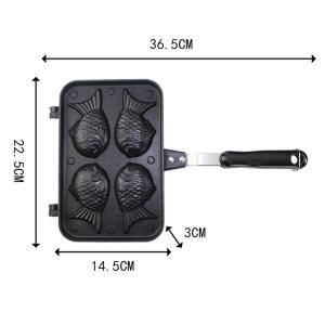 【4トレイ】たい焼き器 ワッフルメーカー ホッ...の詳細画像1