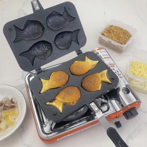 【4トレイ】たい焼き器 ワッフルメーカー ホッ...の詳細画像3