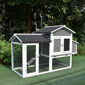 鶏小屋 鶏用ケージ 金網製の戸と窓 アスファル...の詳細画像2