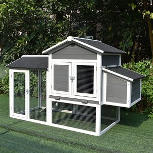 鶏小屋 鶏用ケージ 金網製の戸と窓 アスファル...の詳細画像3